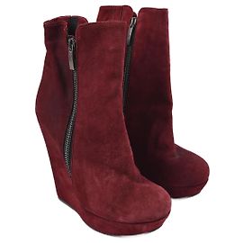 ANN TUIL Bottines T.UE 39 suédée Violet