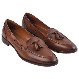 MASSIMO DUTTI  Flats T.EU 39 Leather Brown