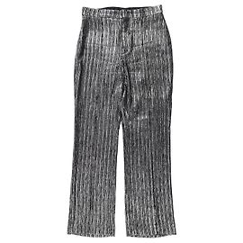ISABEL MARANT Hose FR 34 Seide Silber