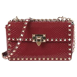 Valentino Garavani-VALENTINO GARAVANI  Handbags T.  Exotic leathers-Red