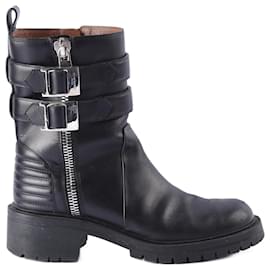 Givenchy-GIVENCHY  Ankle boots T.EU 37.5 Leather-Black