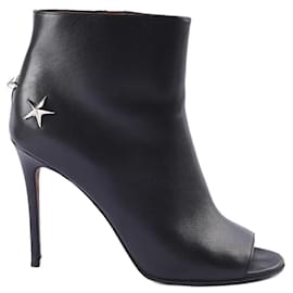 Givenchy-GIVENCHY  Ankle boots T.EU 38 Leather-Black