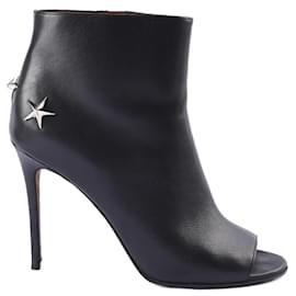 GIVENCHY Botines EU 38 Cuero Negro