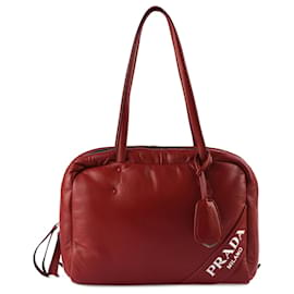 Prada-Bolsas PRADA T.  couro de vaca-Vermelho