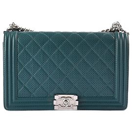 CHANEL Borse a mano Pelle Blu