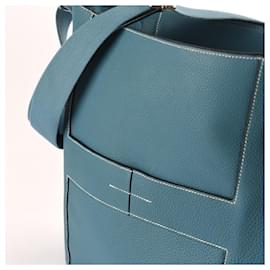 Hermès-HERMES Handtaschen T.  Rindsleder-Blau