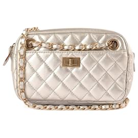 Chanel-CHANEL Handtaschen Leder-Silber