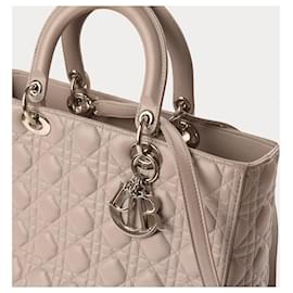 Dior-DIOR  Handbags   Leather-Beige