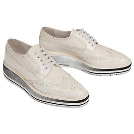 PRADA  Lace ups EU 39 Leather White