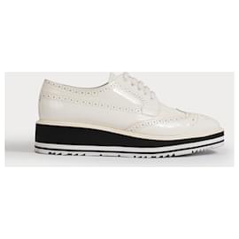 Prada-PRADA  Lace ups EU 39 Leather-White
