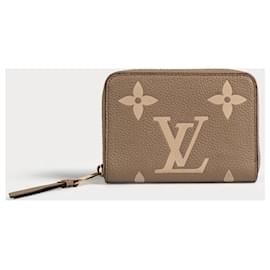 Louis Vuitton-LOUIS VUITTON  Wallets T.  Leather-Beige