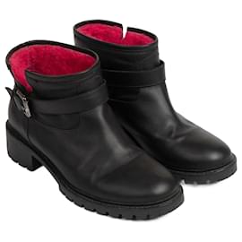 Fendi-FENDI  Ankle boots T.EU 38 Leather-Black