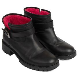 FENDI Botas de tornozelo EU 38 Couro Preto