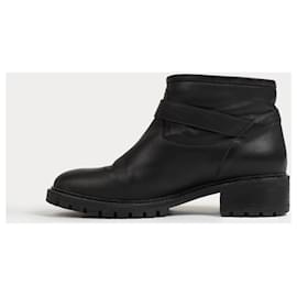 Fendi-FENDI  Ankle boots T.EU 38 Leather-Black
