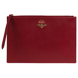 Gucci-GUCCI  Clutch bags   Leather-Red