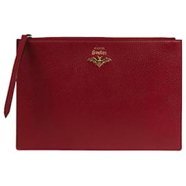 Gucci-GUCCI Pochettes Cuir-Rouge