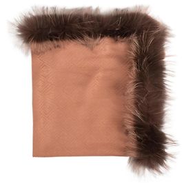 FENDI Bufandas Seda Rosa