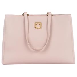 Furla-Bolsas FURLA T.  couro de vaca-Rosa