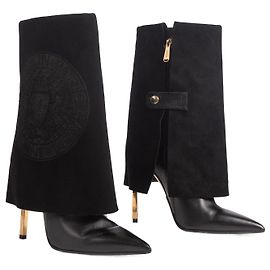 BALMAIN  Boots T.EU 37.5 Suede Black