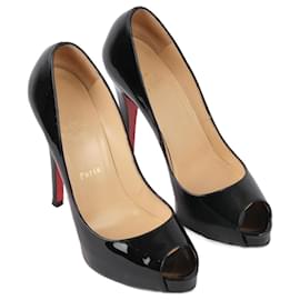 Christian Louboutin-CHRISTIAN LOUBOUTIN  Heels EU 38 Leather-Black