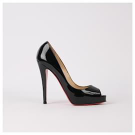 Christian Louboutin-CHRISTIAN LOUBOUTIN  Heels EU 38 Leather-Black