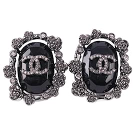 Chanel-CHANEL  Earrings T.  metal-Black