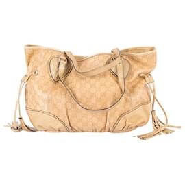 Gucci-GUCCI  Handbags T.  Leather-Beige