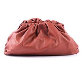 Bottega Veneta-BOTTEGA VENETA  Clutch bags   Leather-Dark red