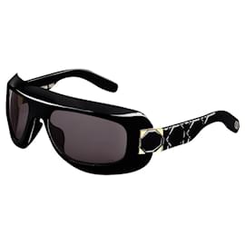 Dior-Senhora 95.22 M1Os óculos de sol de máscara negra-Preto