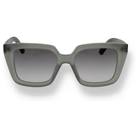 Dior-Dior DIORMIDNIGHT S1I Quadratische Sonnenbrille-Hellgrün