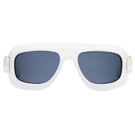 Dior-Dame 95.22 M1Die Referenz zu Sonnenbrillen mit weißer Maske: LADYM1IXR_95b0-Weiß