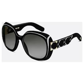 Dior-Dame 95.22 R2Die Referenz für schwarze runde Sonnenbrillen: LADYR2IXR_10zu1-Schwarz