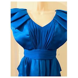 Marchesa-Deslumbrante vestido Ascot por Marchesa Notte-Azul