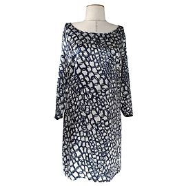 Robe en soie Hugo Boss Multicolore