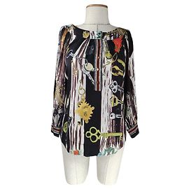 Diane Von Furstenberg Silk Top Multicolore Multiple colors