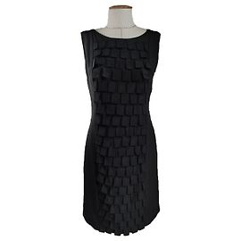 Day Birger & Mikkelsen Schwarzes Seidenkleid Schwarz