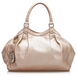 Gucci-Gucci Pink Sukey Tote Bag-Pink