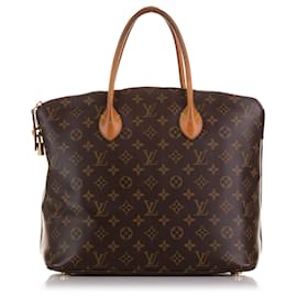 Louis Vuitton-Louis Vuitton Brown Monogram Lockit MM-Brown