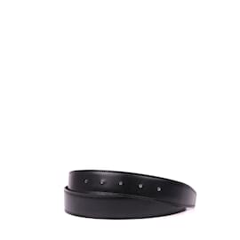 Hermès-HERMES  Belts T.cm 75 Leather-Black