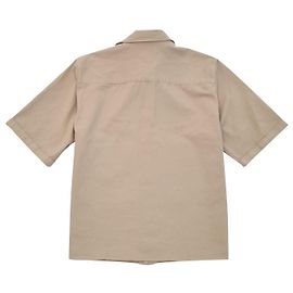 Autre Marque Camicia Tourist Manica Corta Beige Beige