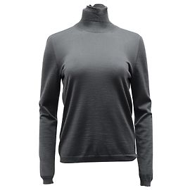 Marni Pull Col Roulé à Manches Longues en Laine Grise Gris