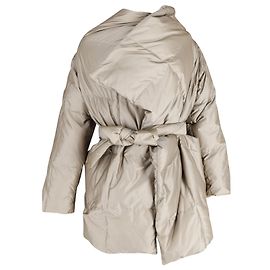 Vivienne Westwood Anglomania Square Puffer Coat in Beige Wool Beige