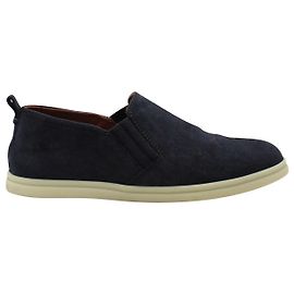 Loro Piana Cocoon Walk suede loafers Navy blue