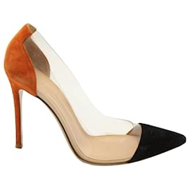 Gianvito Rossi-Tacones Gianvito Rossi Plexi en PVC multicolor-Otro,Impresión de pitón