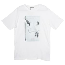 Dior-Dior x Daniel Arsham Book T-Shirt in White Cotton-Other