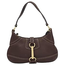 Coach-Coach hobo Shoulder Bag in Brown Leather-Brown