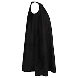 Alaïa-Alaia Ärmelloses Swingkleid aus schwarzer Viskose-Schwarz