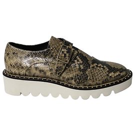 Stella Mc Cartney Stella McCartney Oxfords Odette in ecopelle di serpente in pelle multicolore Altro Stampa python