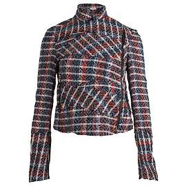 Victoria Beckham Tweed-Jacke aus mehrfarbiger Baumwolle Andere Python drucken