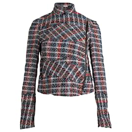 Victoria Beckham-Victoria Beckham Tweed Jacket in Multicolor Cotton-Other,Python print